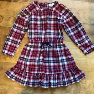 Girls Hanna Andersson Tartan Plaid Dress